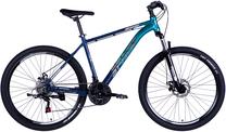 Dviratis kalnų Formula Space Phaeton DD FR, 27.5 ", 19" rėmas, mėlyna sp./žalia sp.