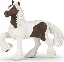 Фигурка-игрушка Papo Skewbald Irish Cob 427777, 13 см, коричневый цв./белый цв.