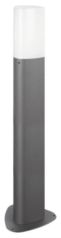 Brīvi stāvošs āra gaismeklis HR GL13602, 18W, E27, IP44, melna krās., 11 cm x 50 cm