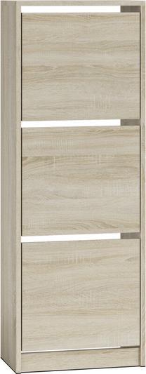 Batų dėžė Betsi B3, ąžuolo, 49 cm x 28 cm x 136 cm