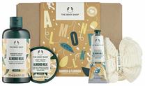Kūno priežiūros rinkinys The Body Shop Almond Milk, 4 vnt.