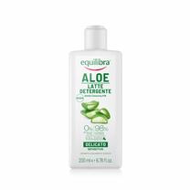 Attīrošs sejas pieniņš Equilibra Aloe, 200 ml