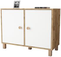 Spintelė Kalune Design Multi Purpose VL35-217, balta sp./pušies sp, 40 cm x 96 cm x 73.6 cm