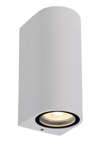 Õue seinavalgusti Lucide Zaro 69801/02/31, 35W, GU10, IP44, valge v., 7.8 cm x 16 cm
