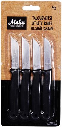 Virtuvinių peilių komplektas Maku Utility, 4 vnt.