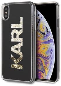 Telefona vāciņš Karl Lagerfeld, melna krās., Apple
