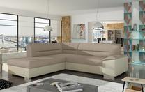 Kampinė sofa Verso Berlin 01, Soft 11, šviesiai ruda sp., kairinė, 208 x 265 cm x 87 cm