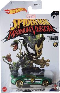 Žaislinis automobilis Mattel Hot Wheels Spider-Man Maximum Venom Venomized Groot