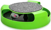 Strateginis žaidimas katėms Running Mouse ZW11, žalia sp./pilka sp., 25 cm