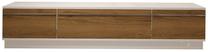 ТВ стол Kalune Design Elite BP, белый цв./ореховый цв., 40 см x 160 см x 46 см