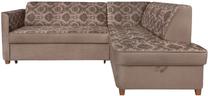 Kampinė sofa Amberg, šviesiai ruda sp., 245 x 181 cm x 87 cm