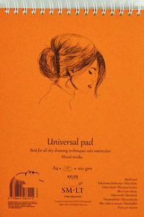 Bloknotas Smiltainis Universal, A4, balta sp.