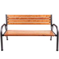 Lauko suoliukas Patio Park Plus, ruda sp./pilka sp., 170 cm x 74 cm x 86 cm