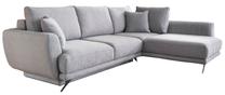 Kampinė sofa Larde Gusto 86, pilka sp., dešininė, 276 x 191 cm x 90 cm