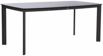 Valgomojo stalas Home4you Beida, juoda sp., 180 cm x 90 cm x 75 cm