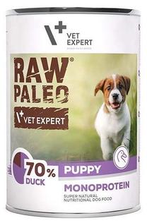 Влажный корм для собак VetExpert Raw Paleo Monoprotein Duck, мясо утки, 0.4 кг