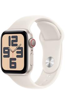Išmanusis laikrodis Apple Watch SE GPS + Cellular 40mm Case with Starlight Sport Band S/M, starlight aluminium sp.