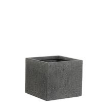 Gėlių vazonas 1059675, keramika, 25 cm x 25 cm, Ø 25 cm, juoda sp.