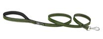 Šuns pavadėlis Ferplast Daytona Deluxe G 77200417, juoda sp./žalia sp., 1.2 m x 25 mm