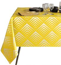 Staltiesė AmeliaHome Piramides, geltona, 180 x 140 cm