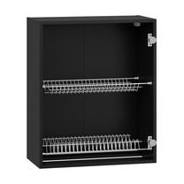 Spintos rėmas, virtuvei Vento G-60/82, 30 cm x 60 cm, 72 cm, juoda sp.