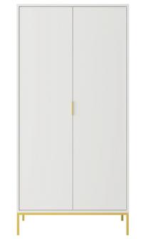 Spinta Kocot Kids Austin SZAU_BI_ZL, aukso sp./balta sp., 100 cm x 55 cm x 205.4 cm