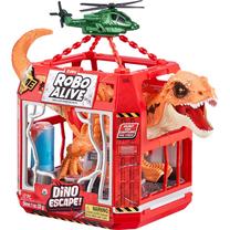 Rotaļu dzīvnieks dinozaurs Zuru Robo Alive Dino Escape, brūna krās.