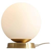 Настольные лампы Aldex Ball M, E27, 15Вт, белый цв./золотой цв.