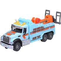 Игрушечный грузовик Majorette Mack Granite Tow Truck, oранжевый цв./голубой цв.