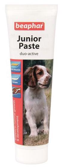 Vitaminai šunims Beaphar Junior Paste Duo-Active, 0.1 kg