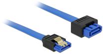 Vads Delock SATA 7-pin female, SATA 7-pin male, 0.7 m, zila krās.