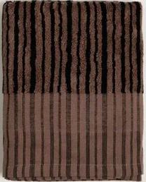 Vannas dvielis Homla Basic Demi 245790, brūna krās./melna krās., 90 cm x 50 cm