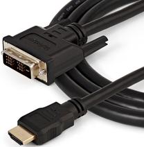 Провод StarTech Video Cable HDMI to DVI-D HDMI, DVI-D, 1.5 м, черный цв.