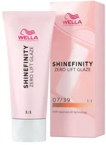 Matu krāsa Wella Professionals Shinefinity, chroma gold krās., 07/39, 60 ml