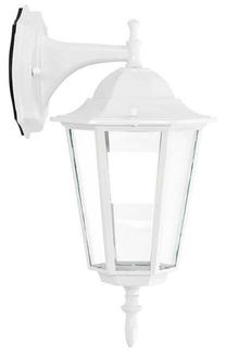 Õue seinavalgusti Kobi 4102, 60W, E27, IP44, valge v., 20 cm x 37 cm