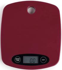 Elektroninės virtuvinės svarstyklės Jata Sensor HBAL1203, raudona sp.