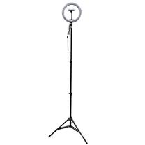 Žiedinė lempa su telefono laikikliu Elight ST10, juoda sp., 4.5 - 7 "
