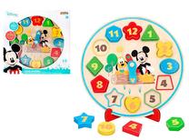 Развивающая игра Woomax Wooden Clock Disney, многоцветный