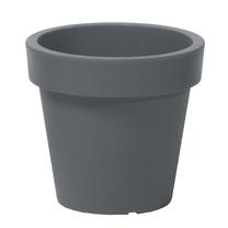 Gėlių vazonas Lexo Round DLR600-405U, plastikinis, Ø 60 cm, pilka sp.