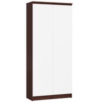 Spinta Akord Furniture Factory R80, ruda sp./balta sp., 80 cm x 35 cm x 180 cm