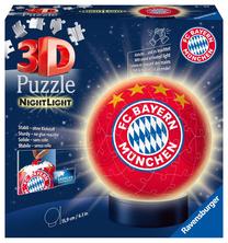 3D dėlionė Ravensburger Ball Nightlight FC Bayern Munich 121779, 72 vnt., raudona sp.