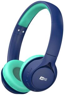 Bezvadu austiņas bērniem MEE Audio KidJamz KJ45BT, zila krās./zaļa krās.