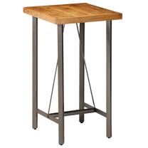 Baro stalas VLX 245803, ruda sp., 60 cm x 60 cm x 107 cm