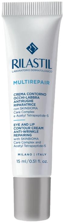 Acu krēms, acis un lūpas Rilastil Multirepair Anti-Wrinkle, 15 ml
