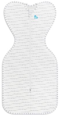 Plāns guļammaiss zīdainim Love To Dream Swaddle Up Etap 1, balta krās., 68 cm