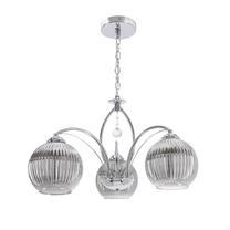 Светильник потолочный Candellux Lighting Sierra 33-50328, E27, 3 x 40 Вт, прозрачный цв. / хромовый цв.