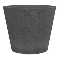 Gėlių vazonas Scheurich Stony Black 58832, plastikinis, Ø 47 cm, tamsiai pilka sp.