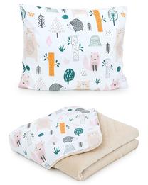 Pledo ir pagalvės komplektas MamoTato Baby Blanket And Pillow, smėlio ruda, 75 cm x 100 cm