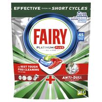 Indaplovių kapsulės Fairy Platinum Plus Green, 45 vnt.