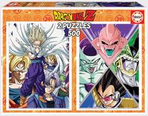 Dėlionė 2in1 Educa Dragon BallZ 18487, 48 cm x 34 cm, 1000 vnt., įvairių spalvų